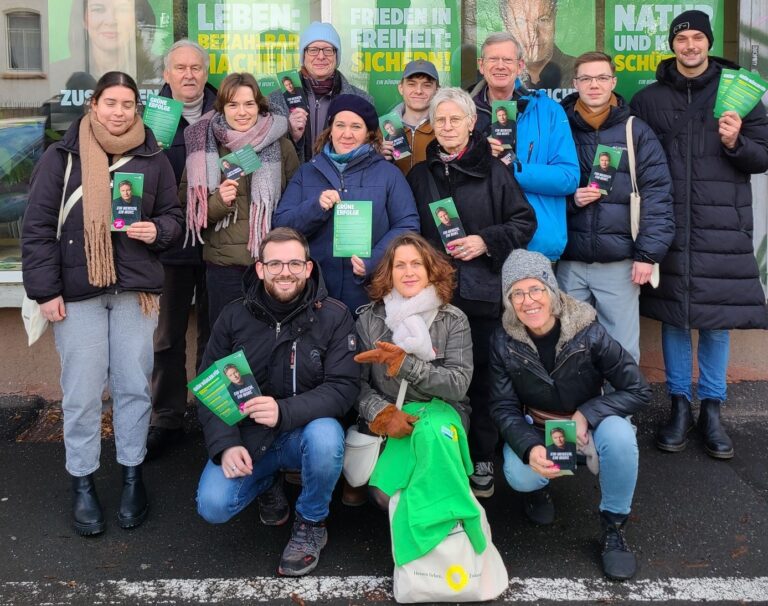 Grüner Haustürwahlkampf in Marburg gestartet