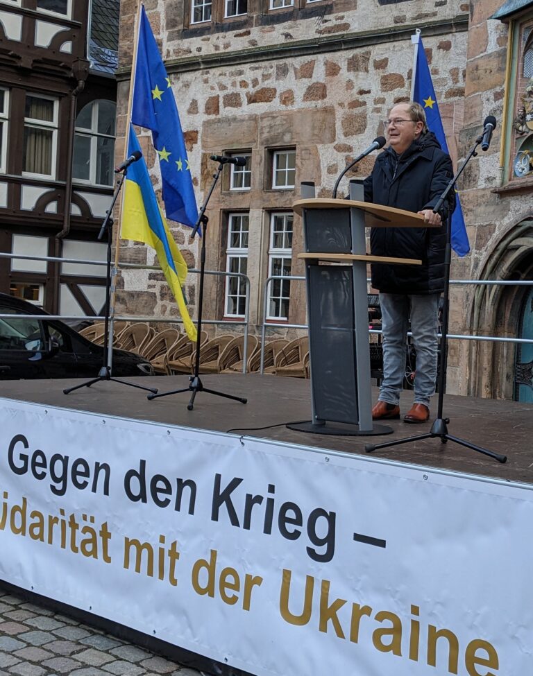 Grüner Treff:  „Die Zukunft der Ukraine und die europäische Sicherheit“ mit Hubert Kleinert (Vortrag und Diskussion)