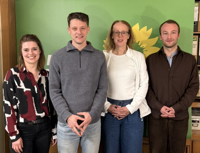 Neue Fraktionsspitze der grünen Stadtfraktion gewählt